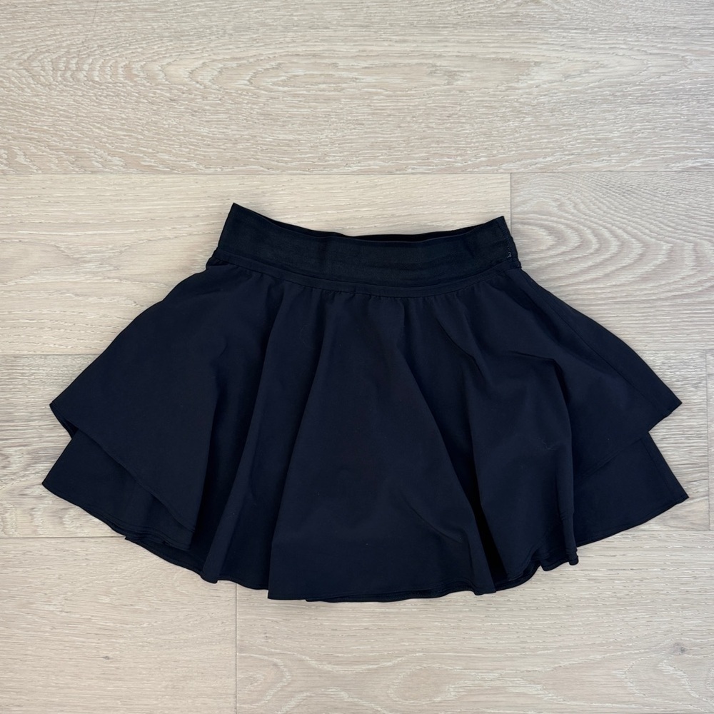 Lululemon Court Rival Black Skirt - Picture 1 of 6